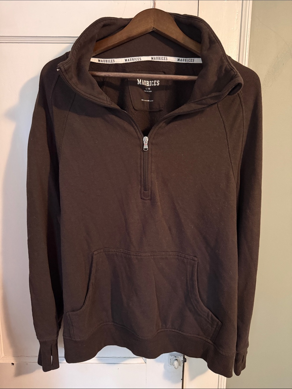 Maurices Women’s Quarter Zip Pullover Sweatshirt